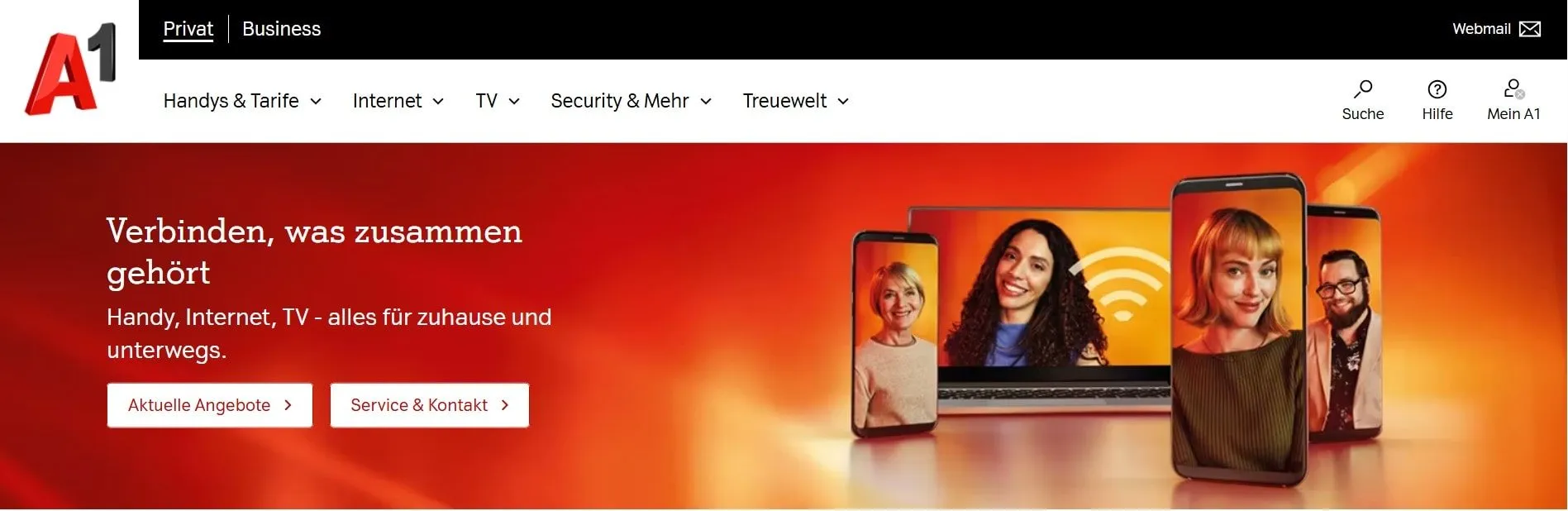 A1 Mobilfunkanbieter Startseite A1 Startseite